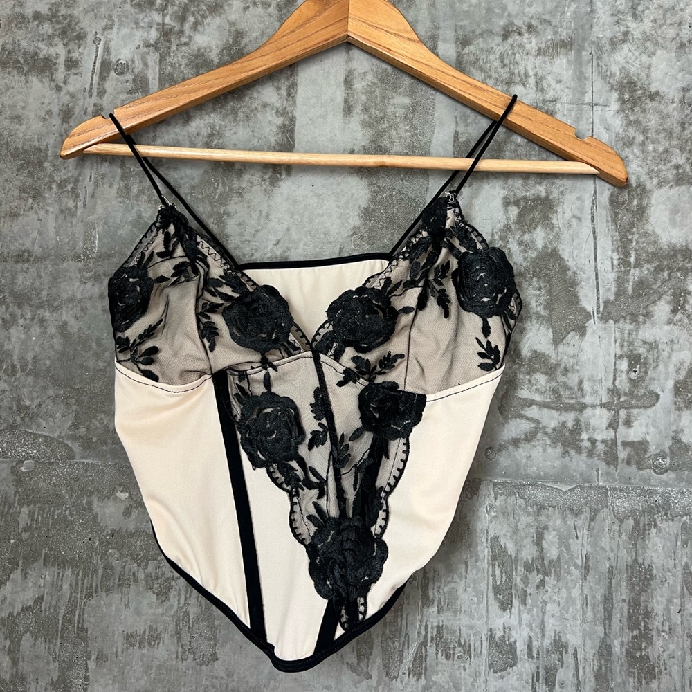 Corset Tank Top Floral